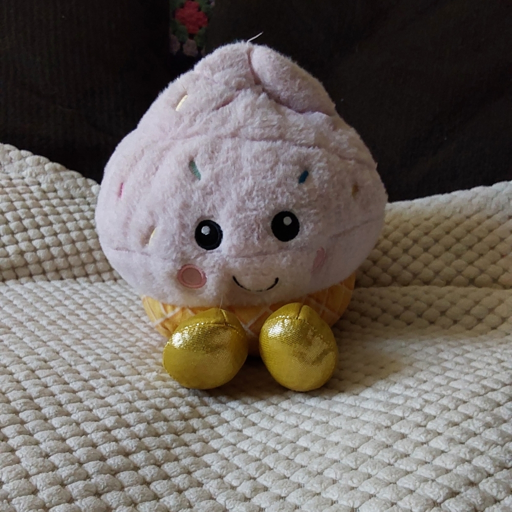 It a medium size ice cream plushie.